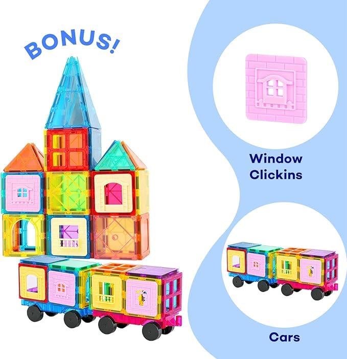 Anbalulu｜30 Pcs Magnetic Building Tiles Set