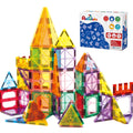 Anbalulu｜63 Pcs Magnetic Building Tiles Set