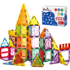 Anbalulu｜63 Pcs Magnetic Building Tiles Set