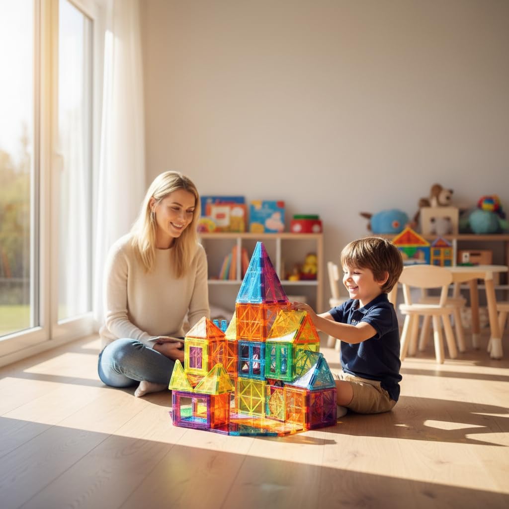 Anbalulu｜20 Pcs Magnetic Building Tiles Set