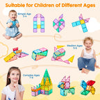 Anbalulu｜182 Pcs Magnetic Building Tiles Set